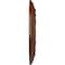 Ekena Millwork Colton Ceiling Medallion (Canopies up to 4 3/4"), 15 3/4"OD x 1 1/2"P, Burnished Mahogany Crackle CM15CNBMC - alternate 3